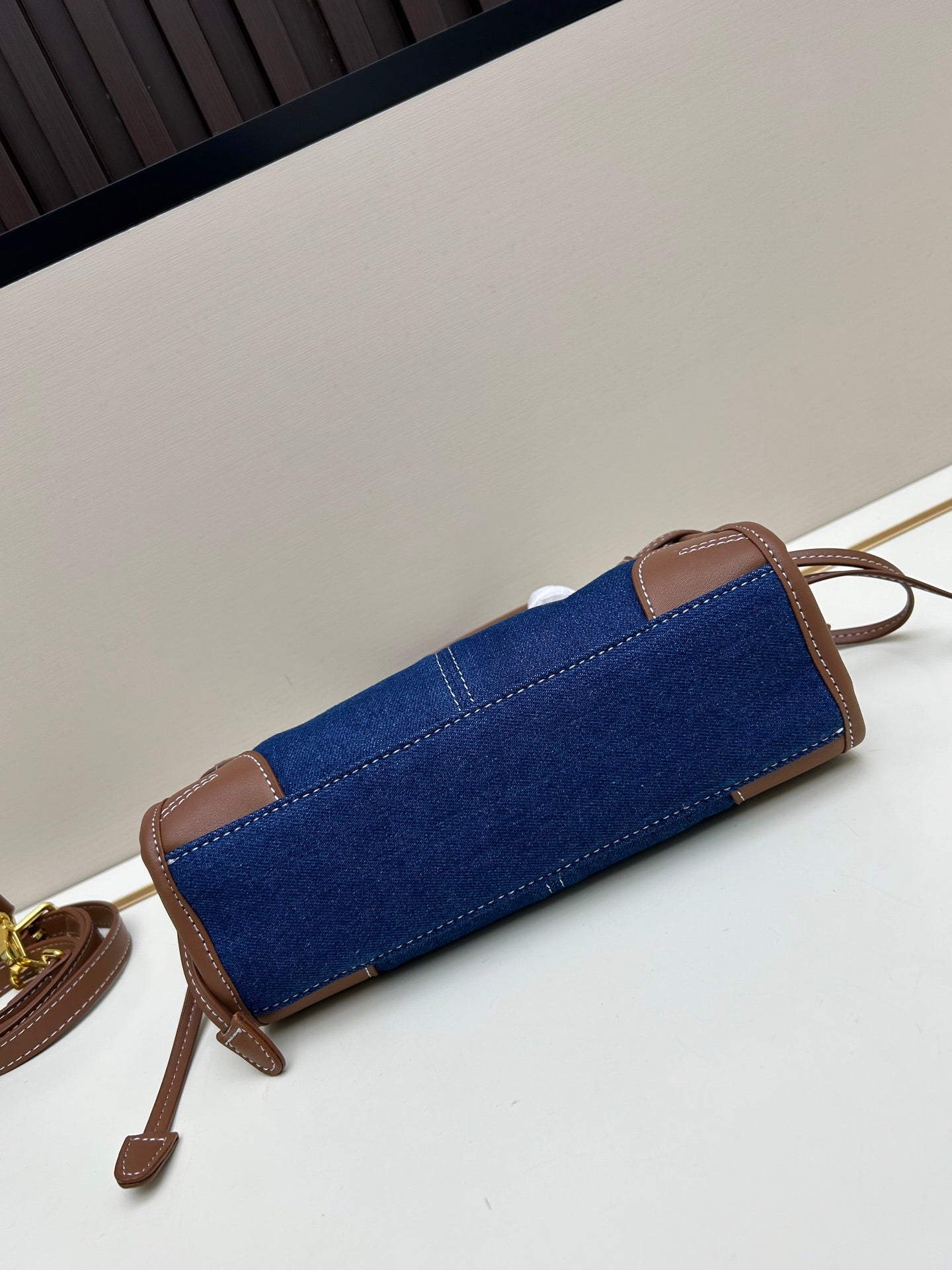 Prada denim handbag