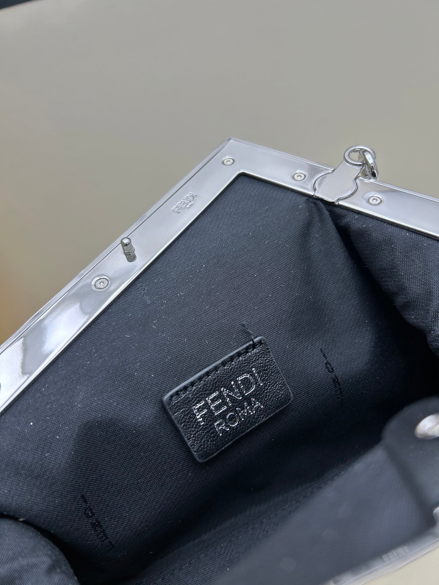 Fendi Crystal-Embellished First Shoulder Bag