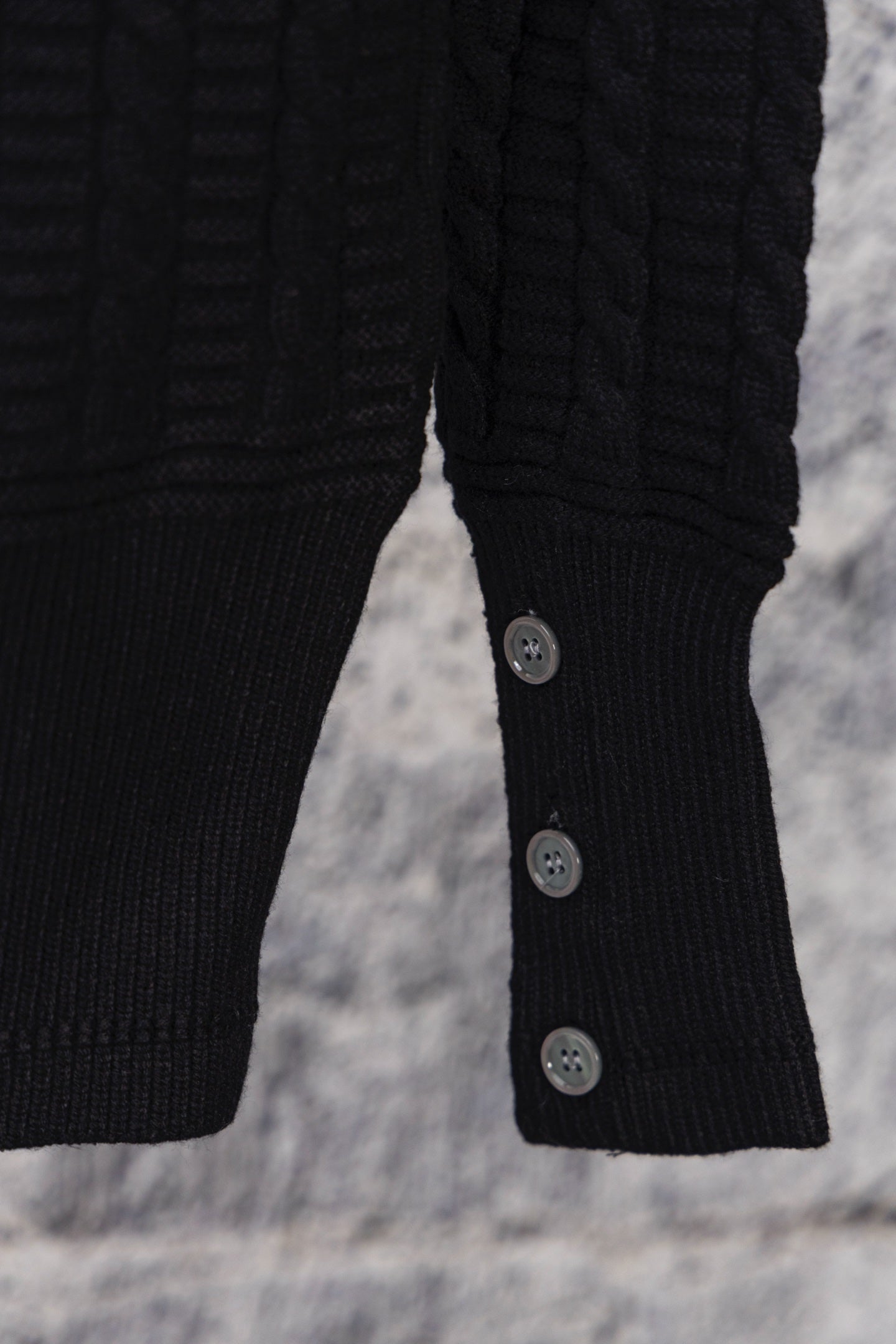 THOM BROWNE Classic Four-Bar Drop Shoulder Knit Cardigan