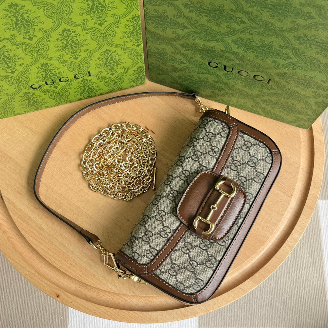 Gucci Horsebit 1955 Baguette Bag