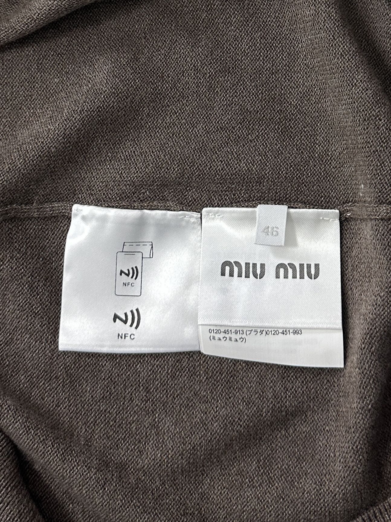 miu Long-Sleeve Cardigan