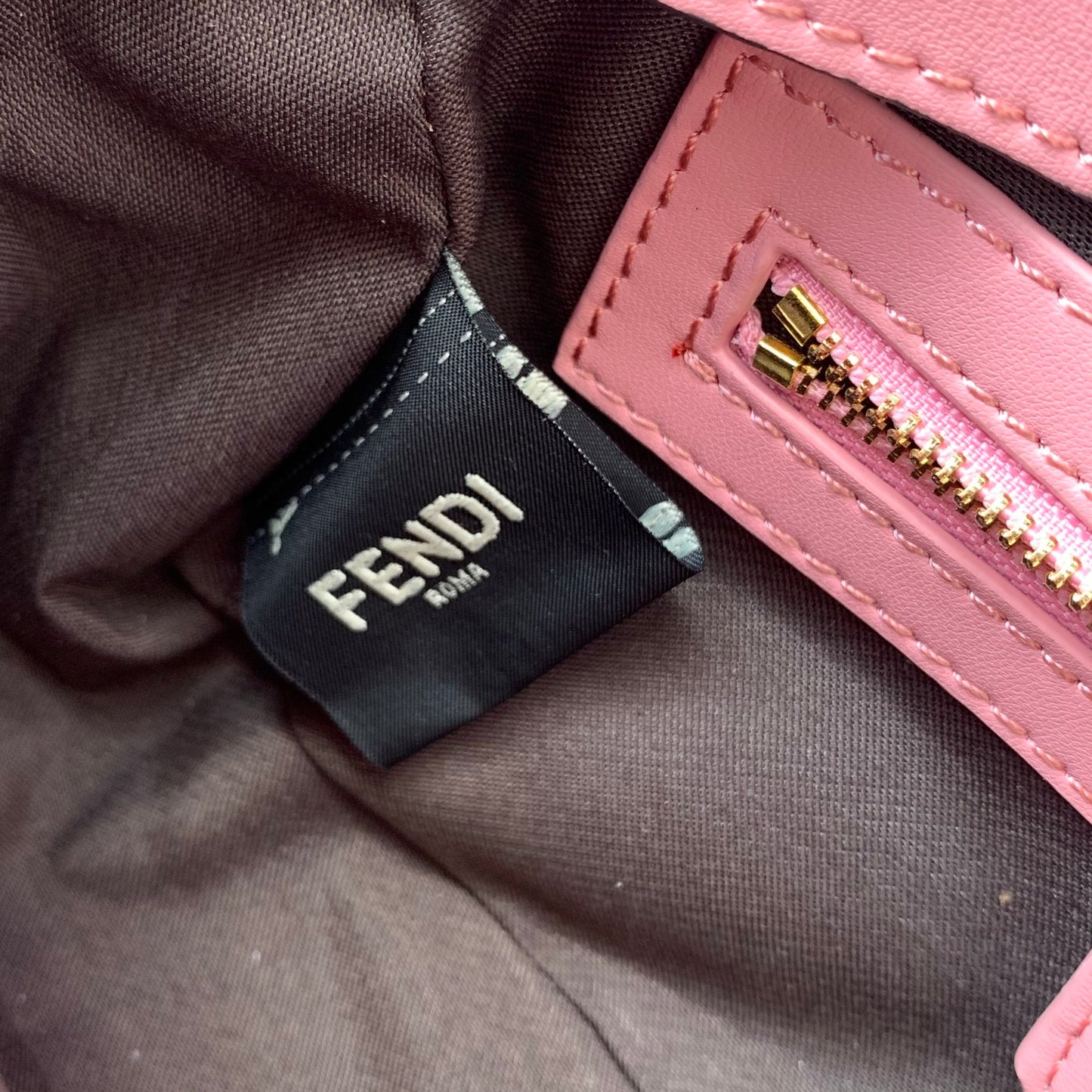 Fendi pink crossbody bag