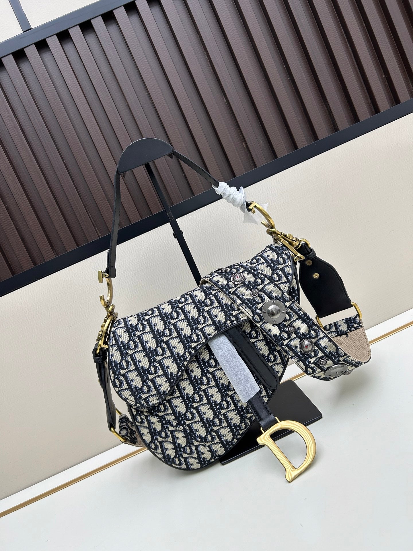 Dior Monogram Wide Strap Bag