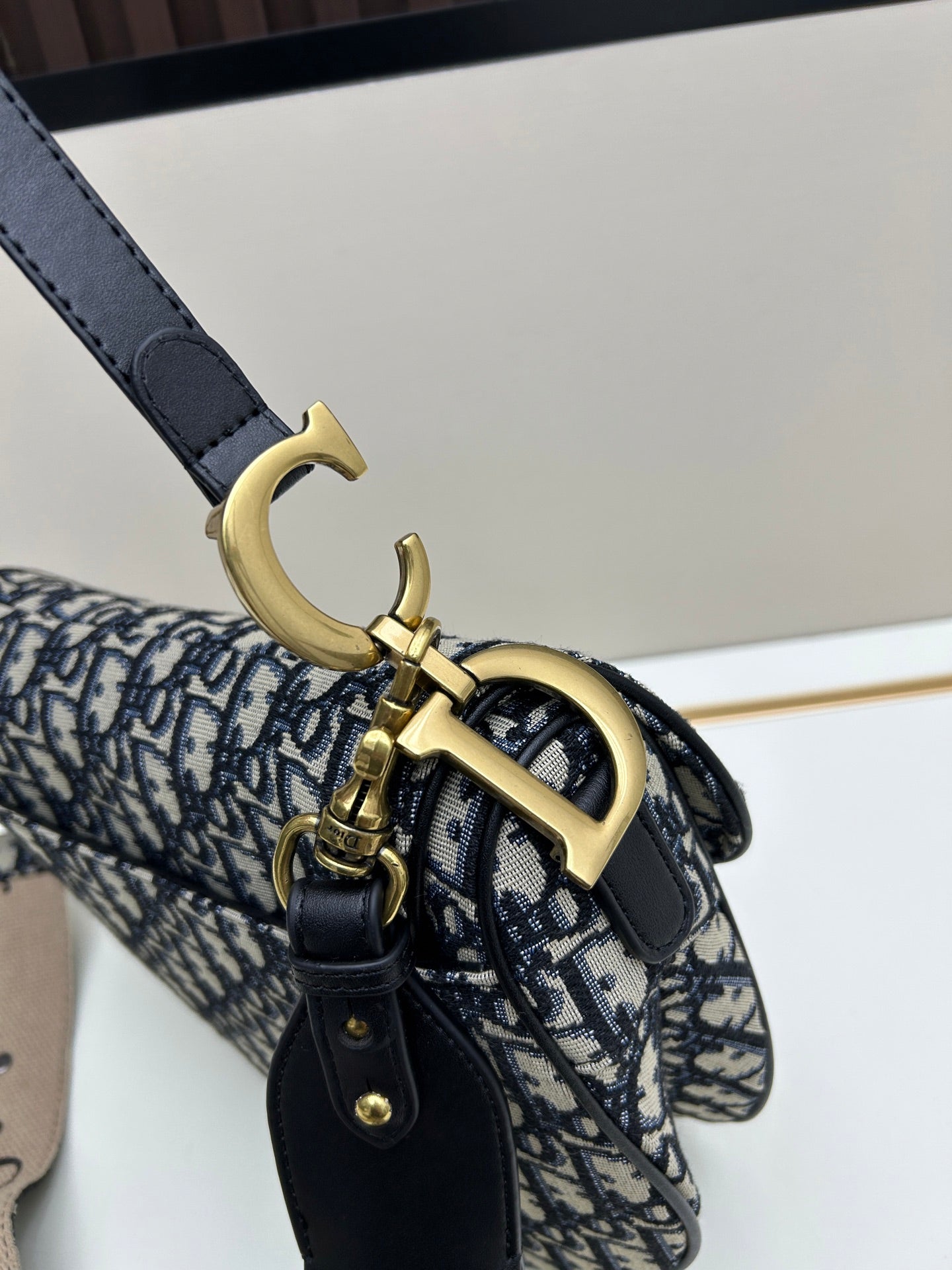 Dior Monogram Wide Strap Bag