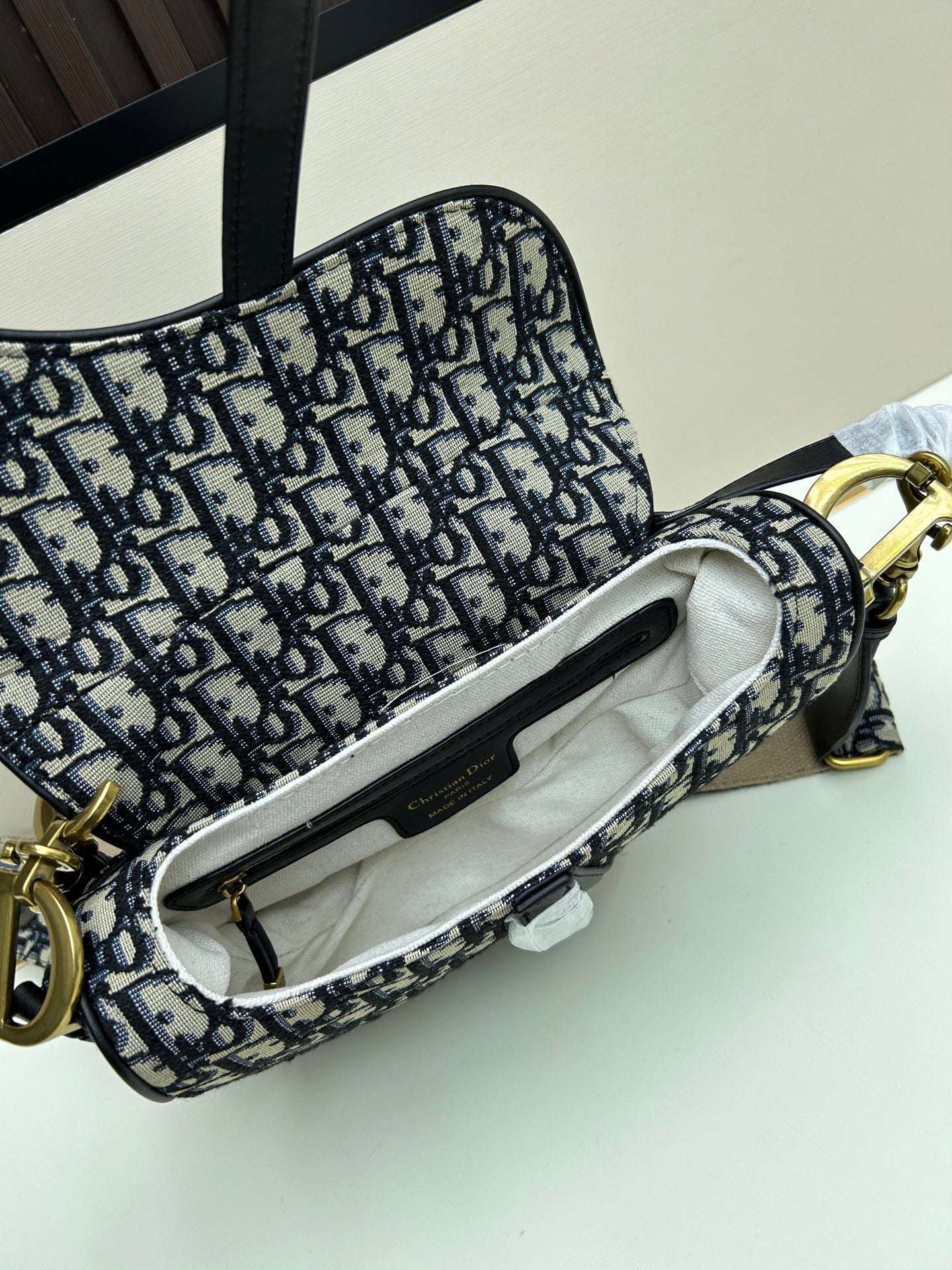 Dior Monogram Wide Strap Bag