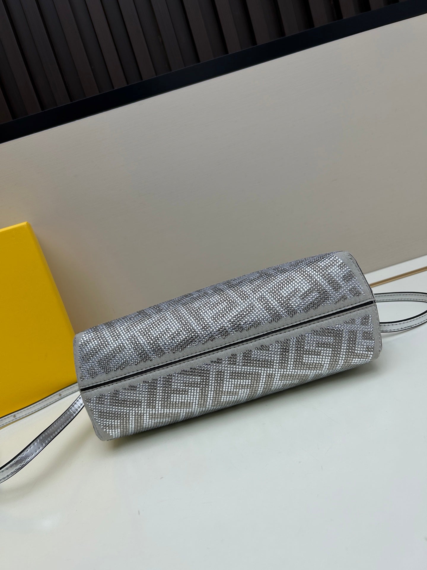 Fendi Crystal-Embellished First Shoulder Bag