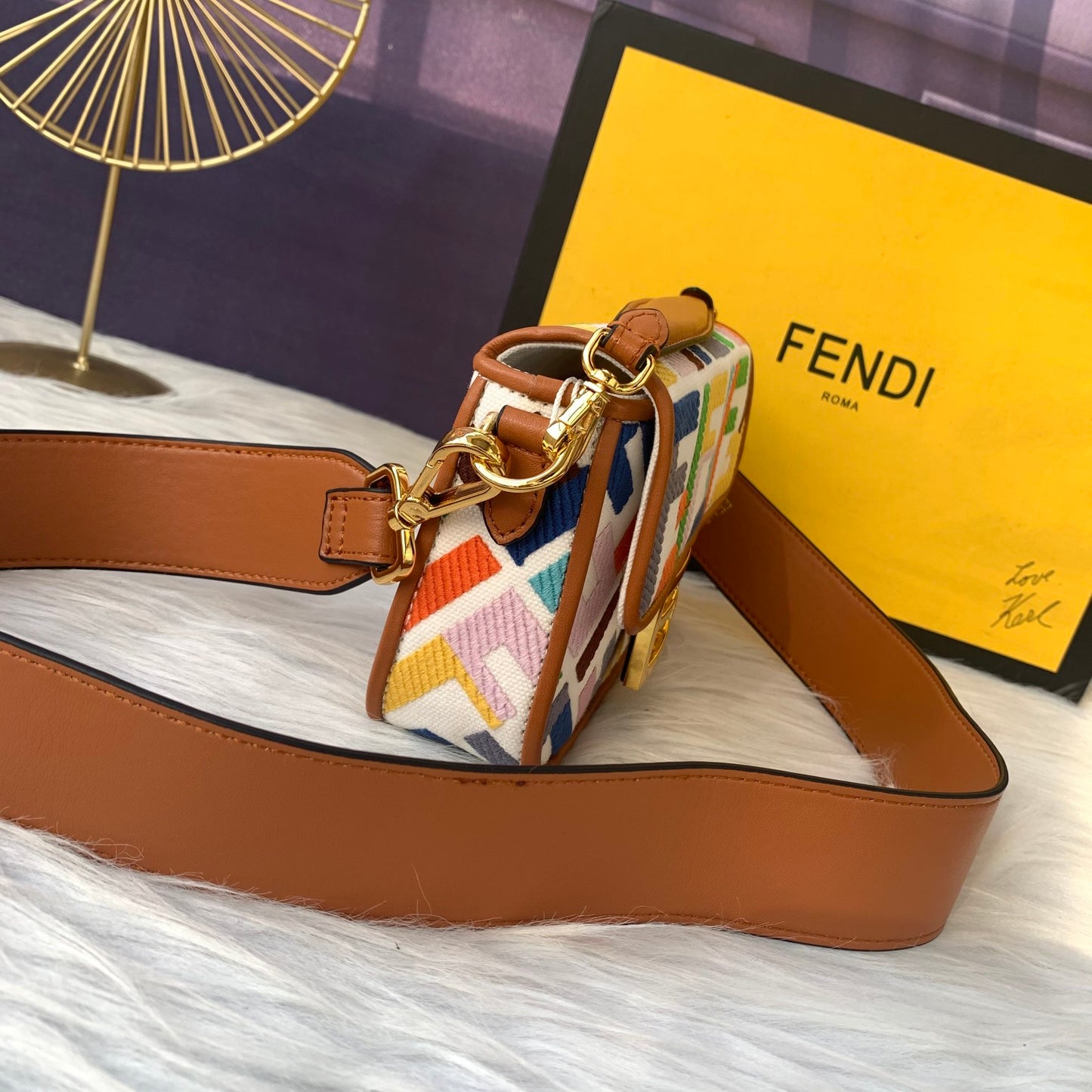Fendi F8BS019 – Multicolor Mini Baguette Bag