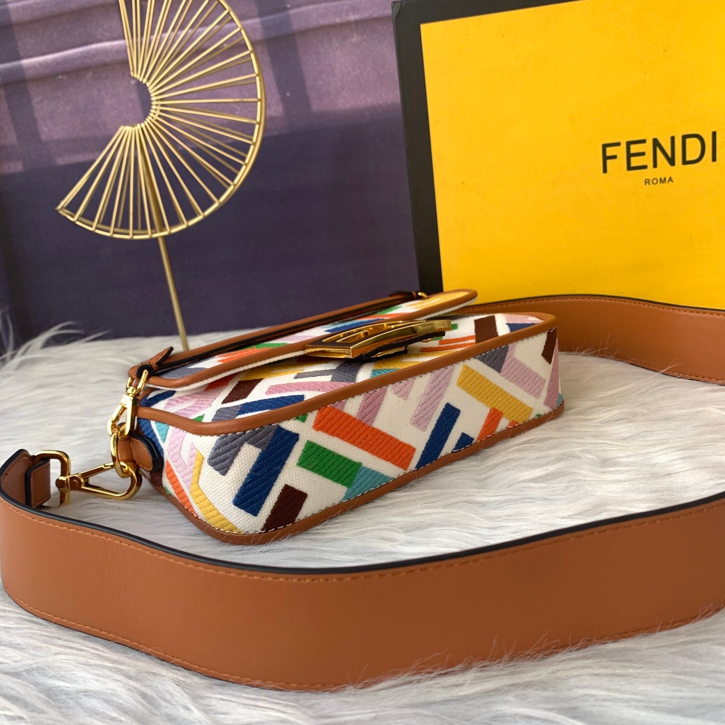 Fendi F8BS019 – Multicolor Mini Baguette Bag