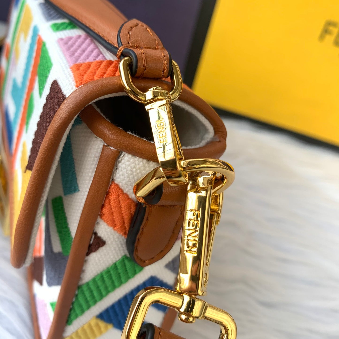 Fendi F8BS019 – Multicolor Mini Baguette Bag