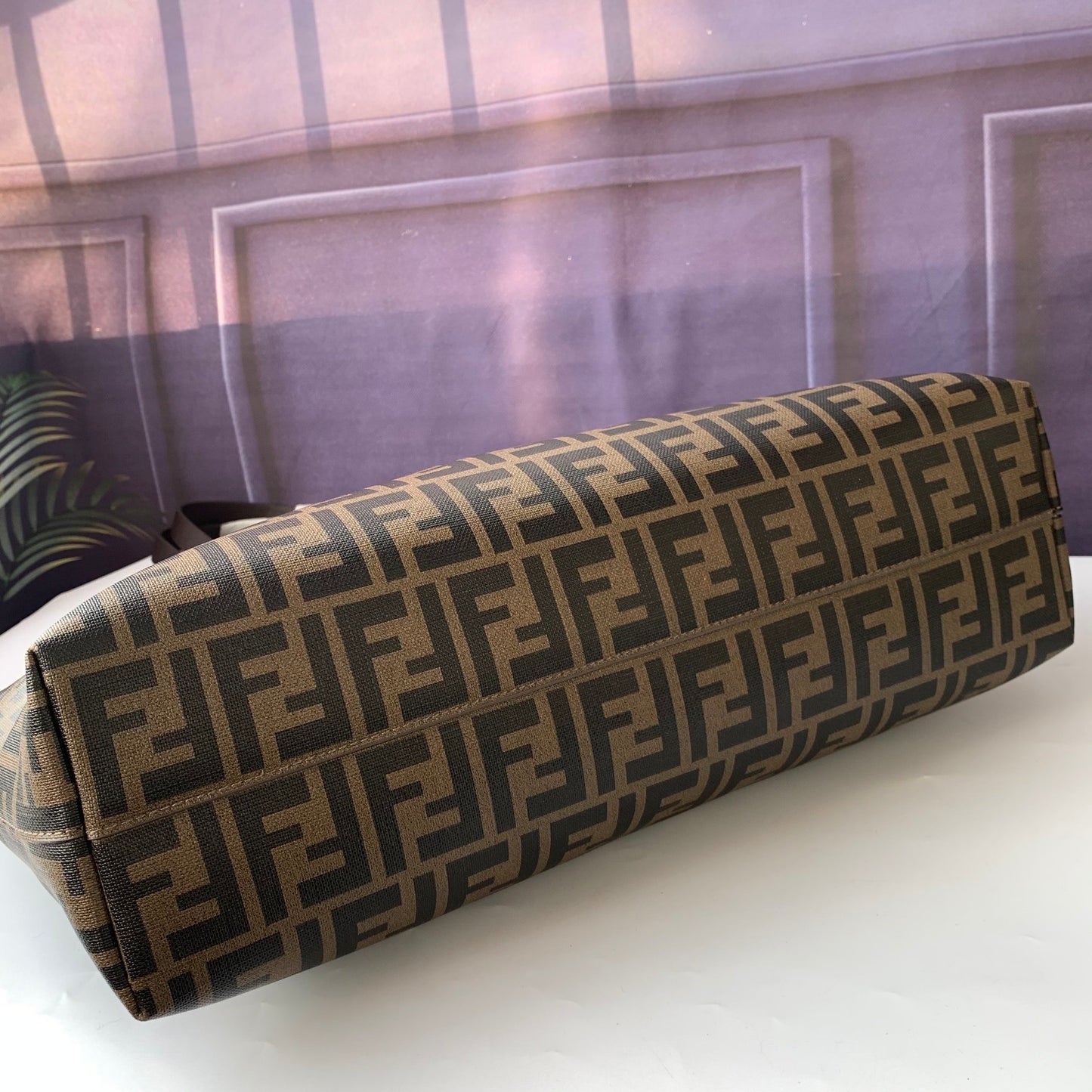 Fendi F8BR388 – Blue Monogram Tote Bag