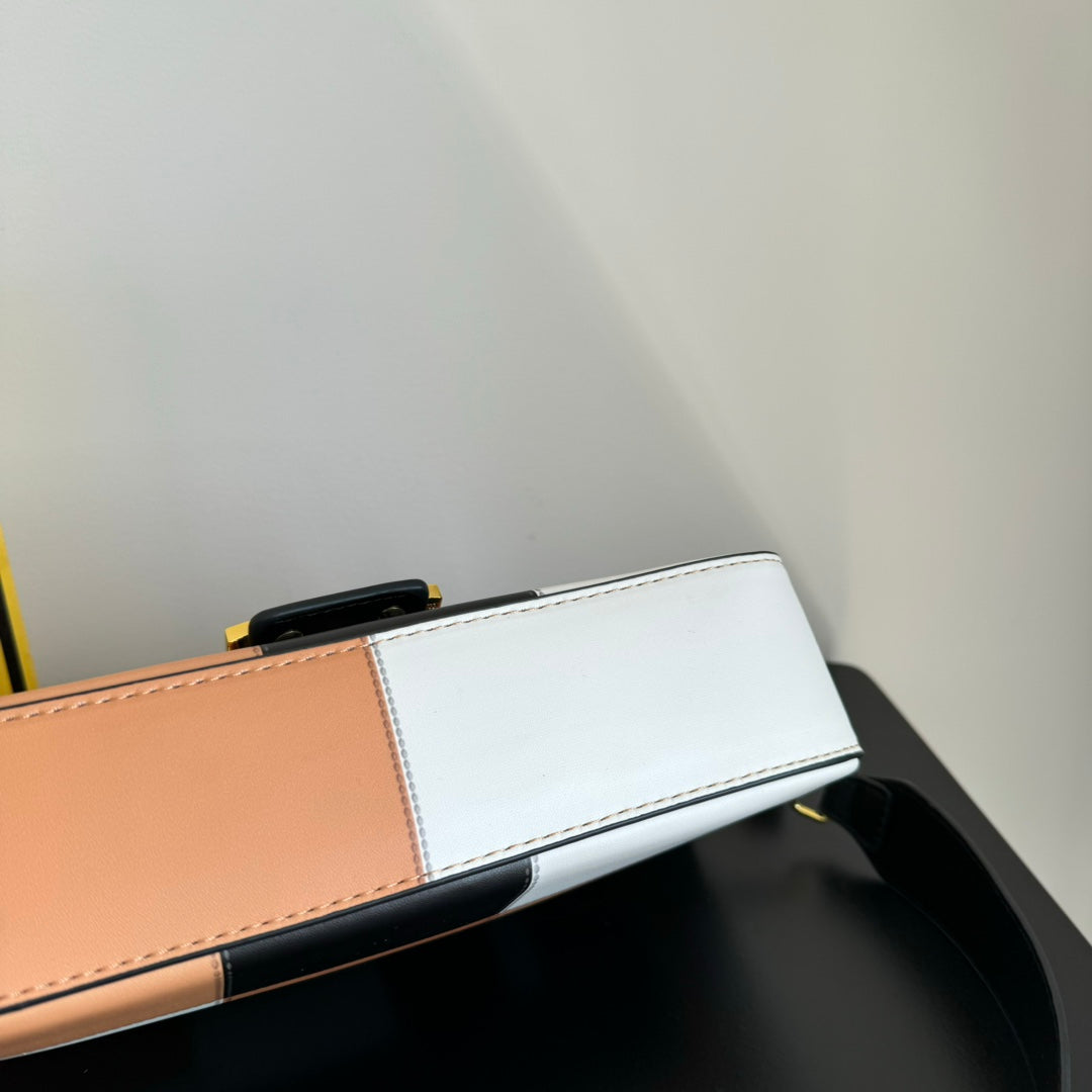 Fendi Silk-Printed Baguette Bag