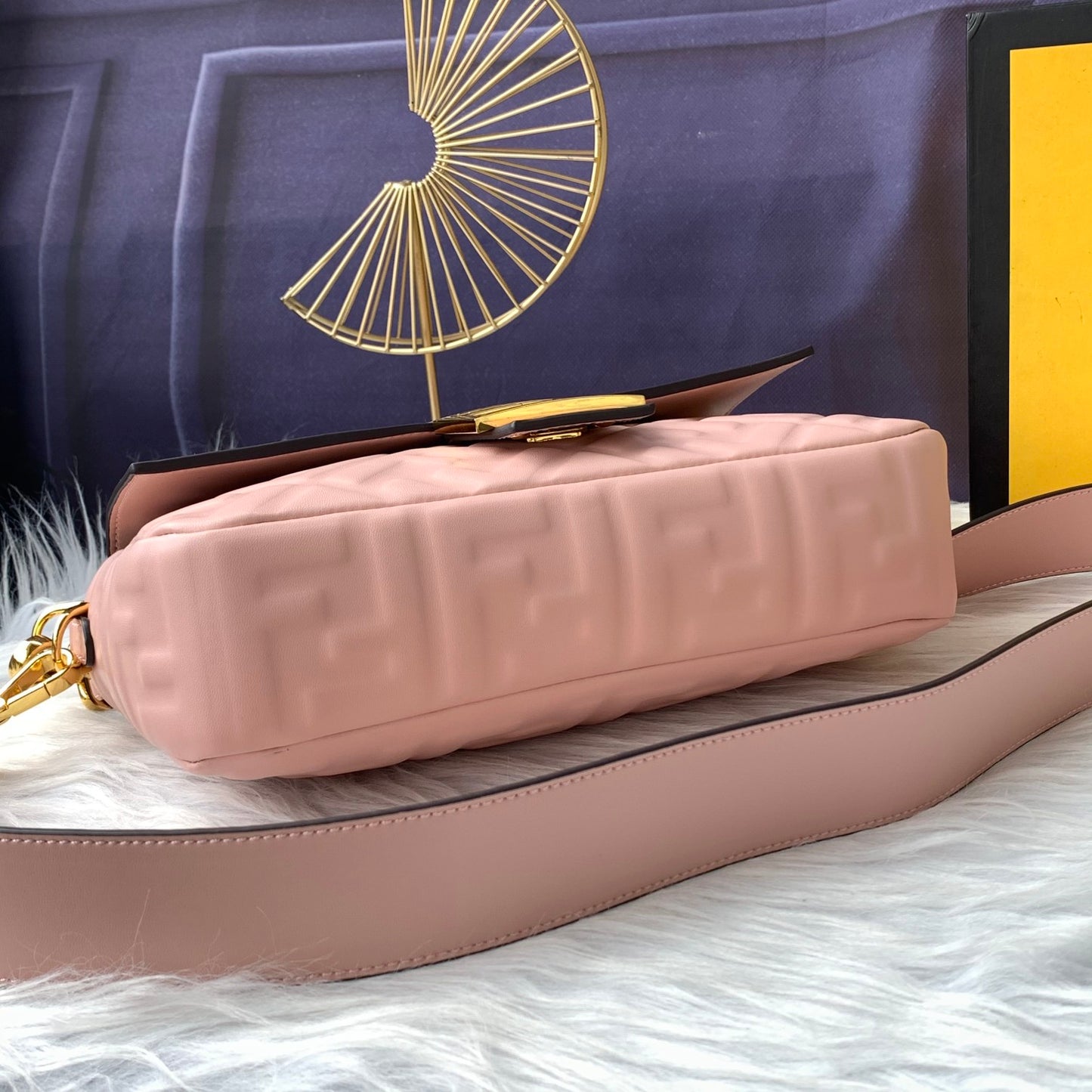 Fendi F8BR600 – Nude Pink Leather Bag