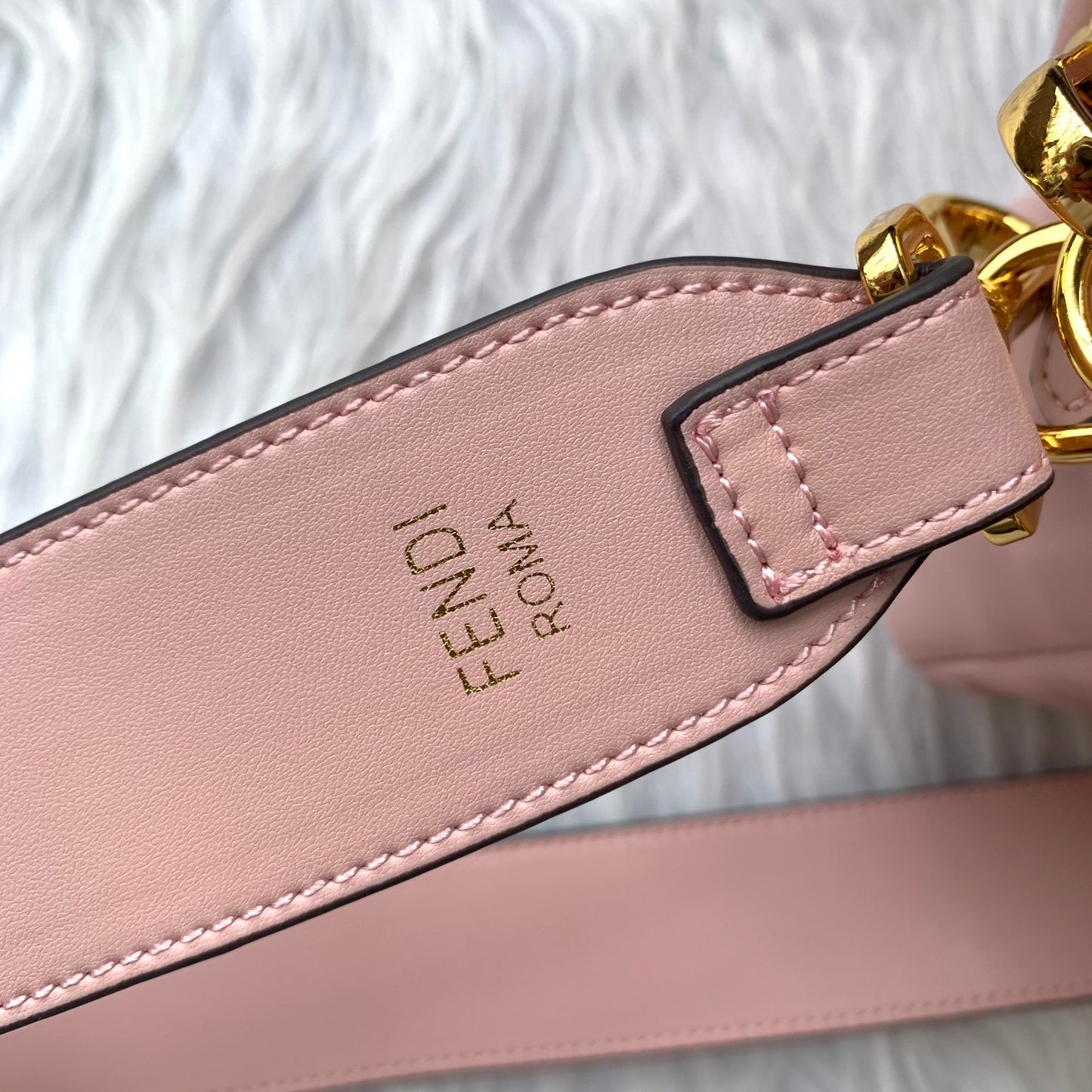 Fendi F8BR600 – Nude Pink Leather Bag