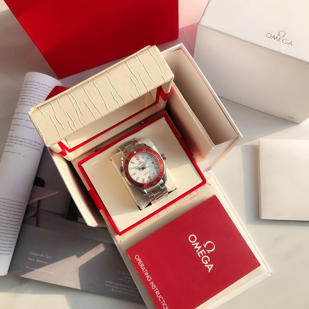 2023 Upgraded Omega Seamaster 600M – Men’s Dive Watch (Rubber Strap Version)