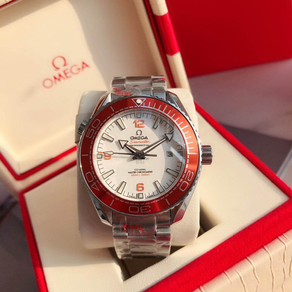 2023 Upgraded Omega Seamaster 600M – Men’s Dive Watch (Rubber Strap Version)