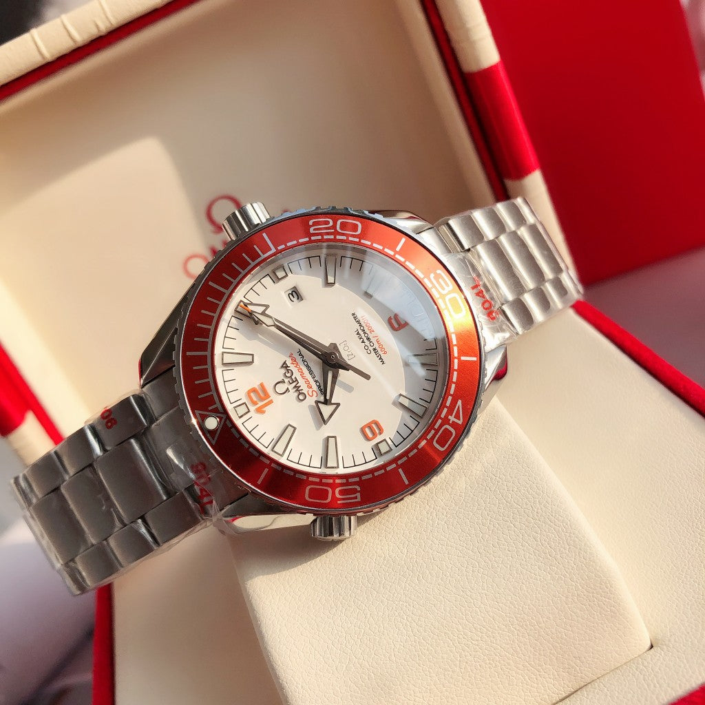2023 Upgraded Omega Seamaster 600M – Men’s Dive Watch (Rubber Strap Version)