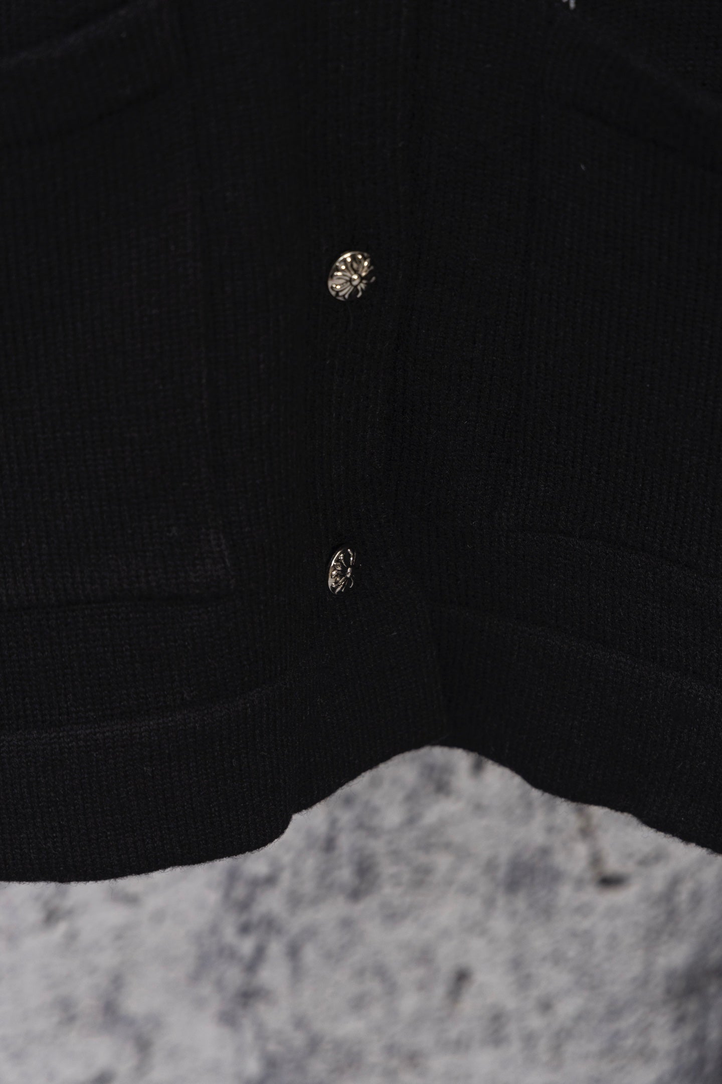 Chrome Hearts Colored Cross Patch Knit Cardigan