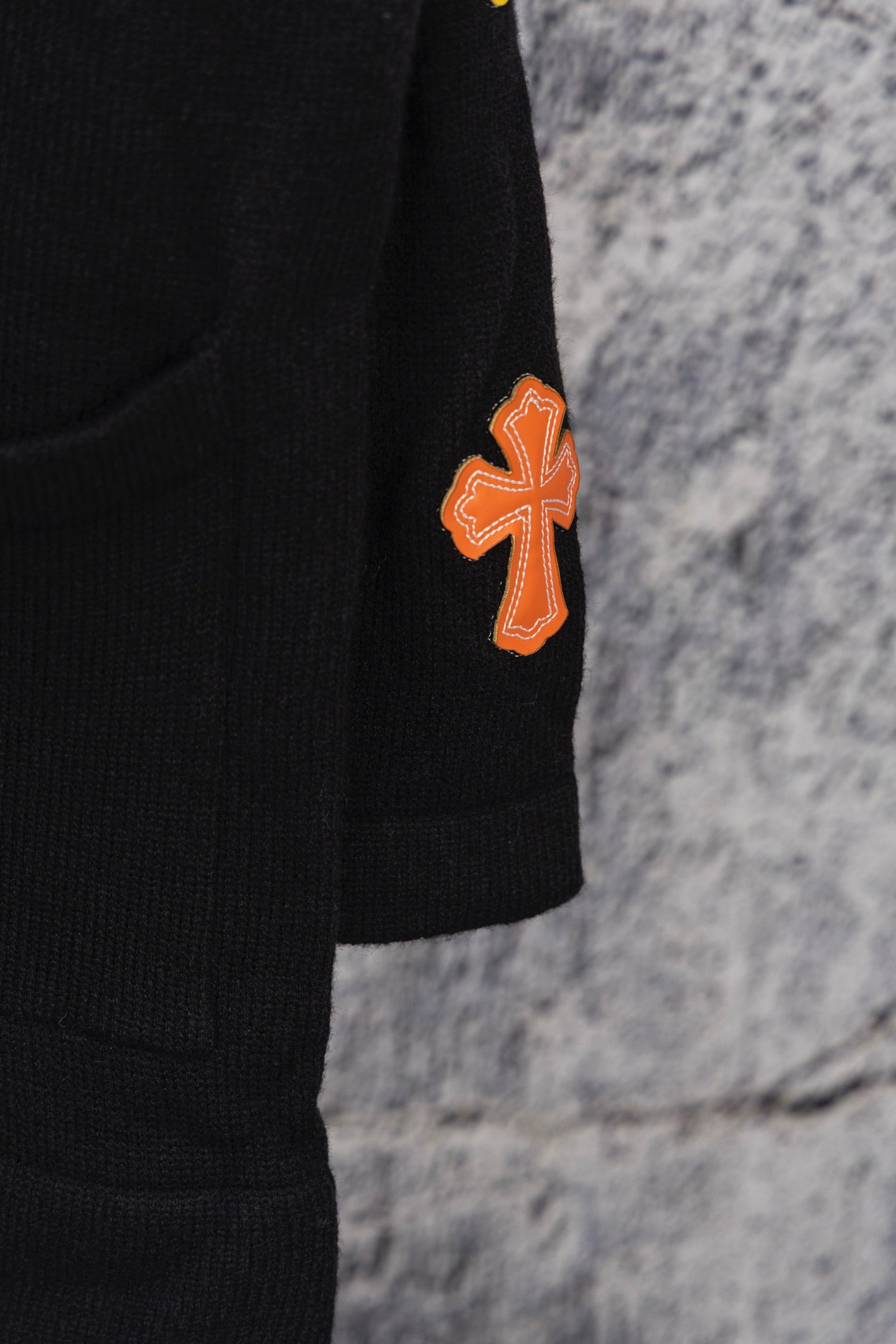 Chrome Hearts Colored Cross Patch Knit Cardigan