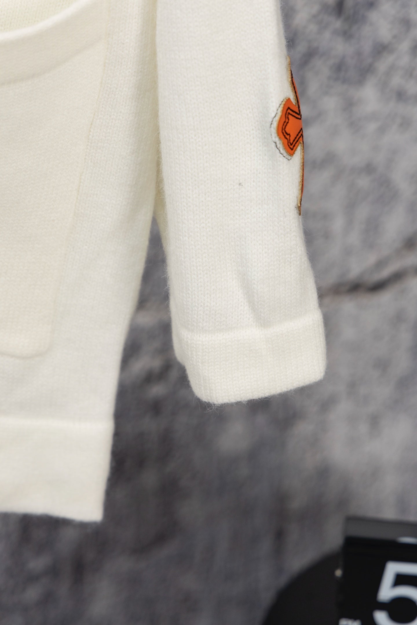 Chrome Hearts Colored Cross Patch Knit Cardigan