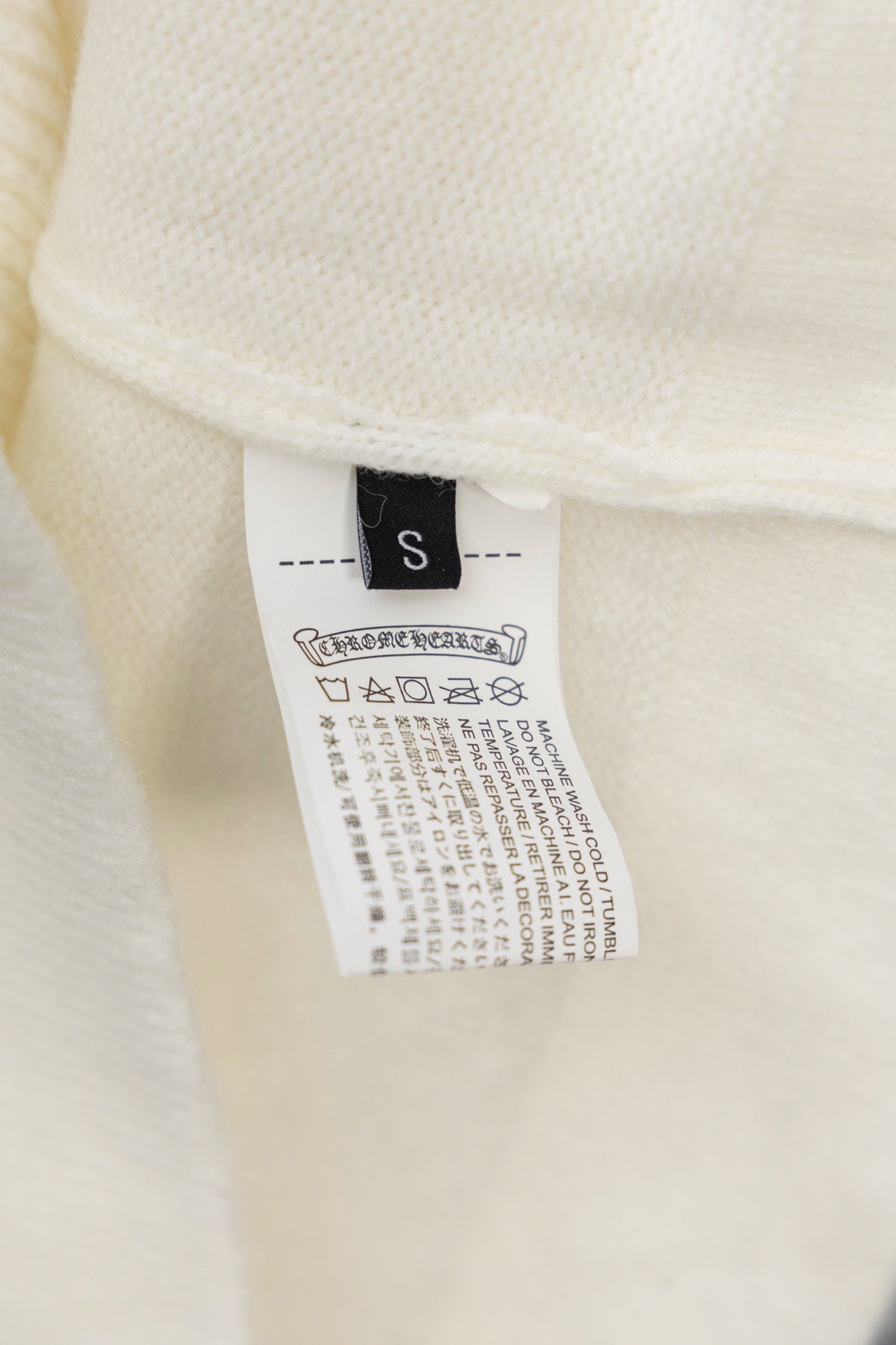 Chrome Hearts Colored Cross Patch Knit Cardigan