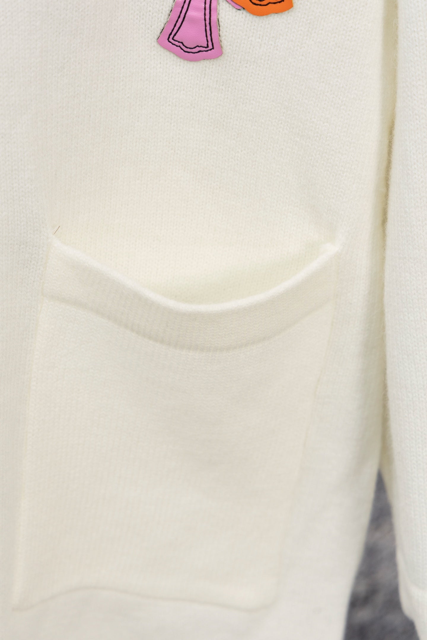 Chrome Hearts Colored Cross Patch Knit Cardigan