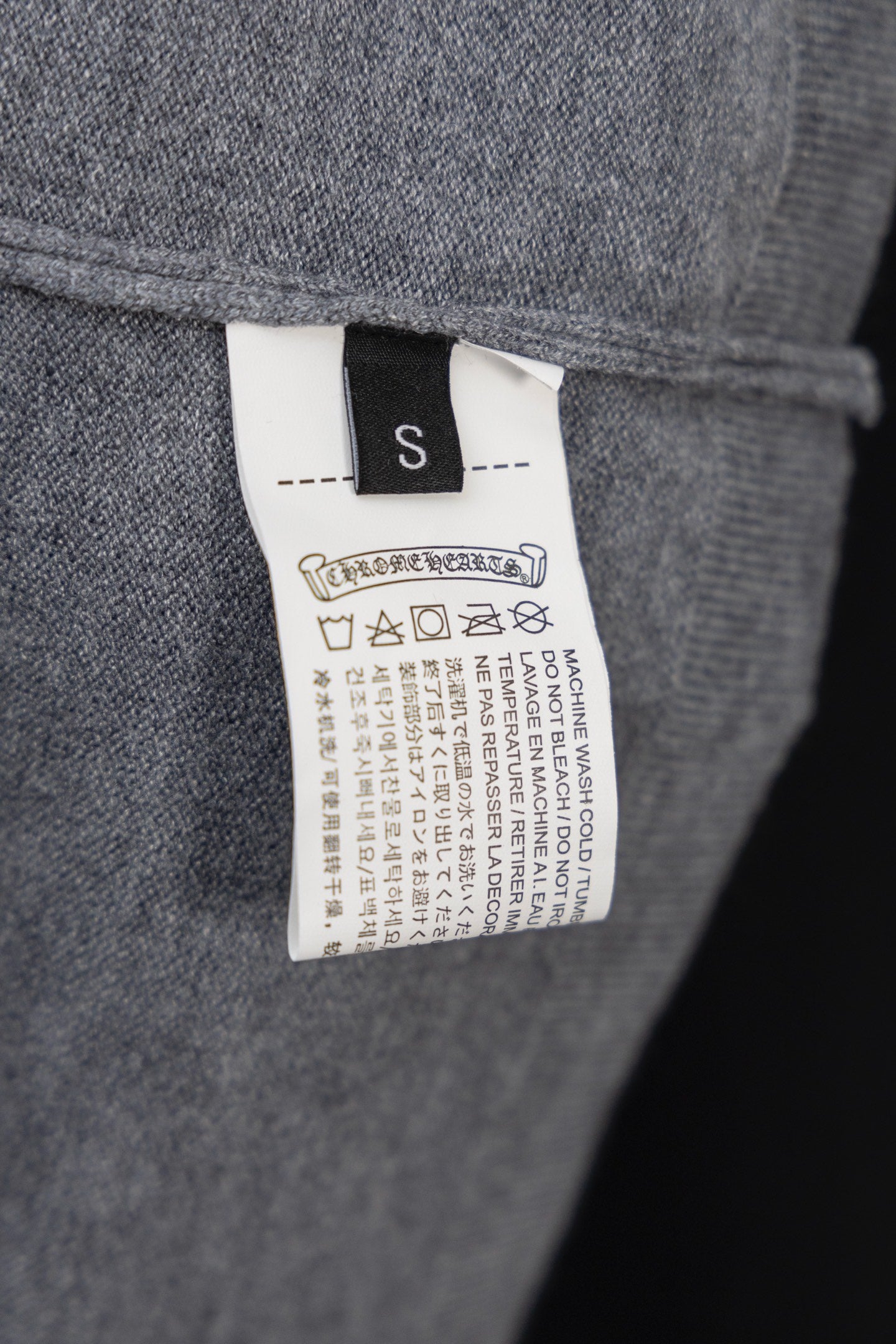 Chrome Hearts 25SS CH Fall Raglan Colorblock Crewneck T-Shirt – Classic Horseshoe &amp; Sanskrit Print