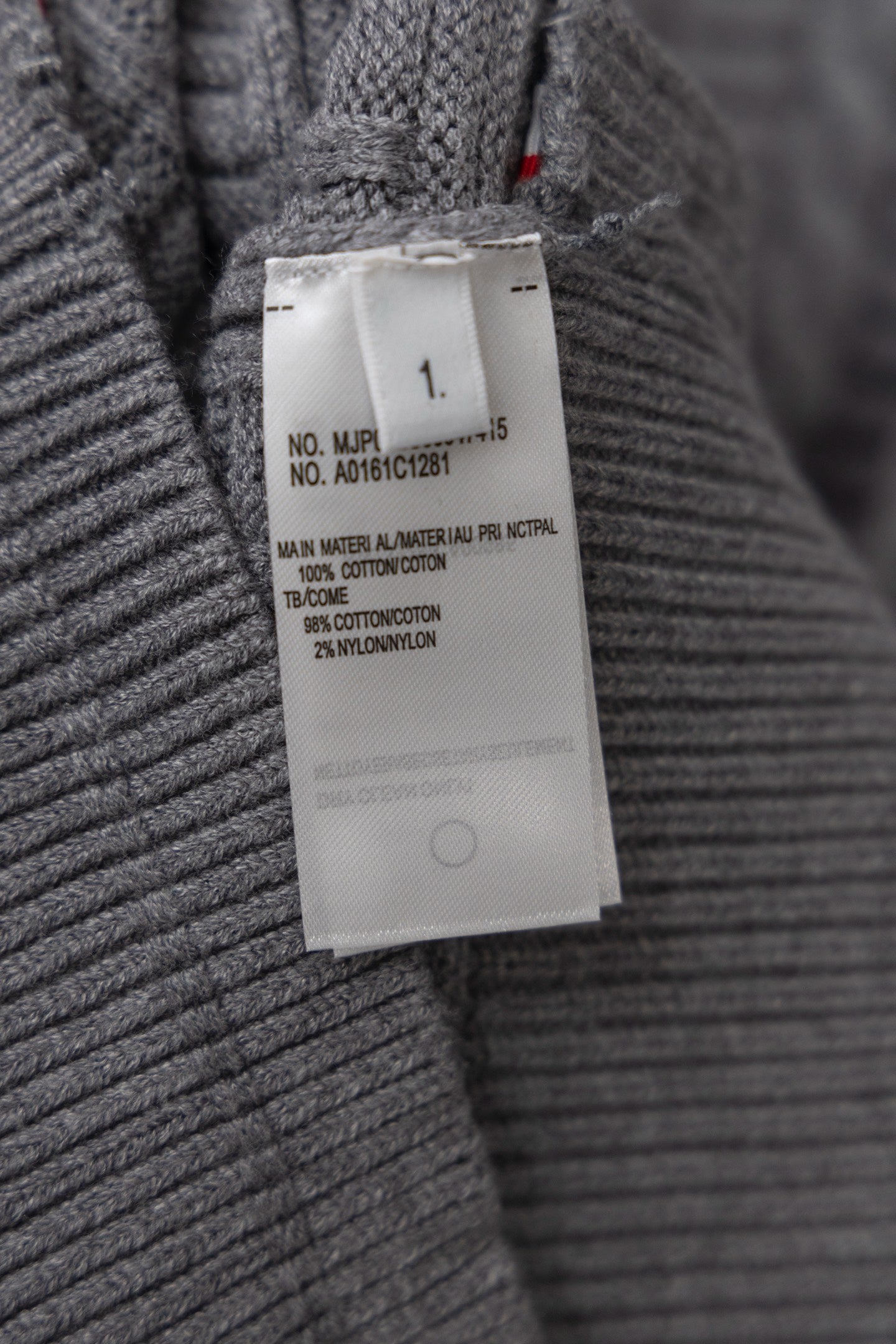 THOM BROWNE Classic Four-Bar Drop Shoulder Knit Cardigan