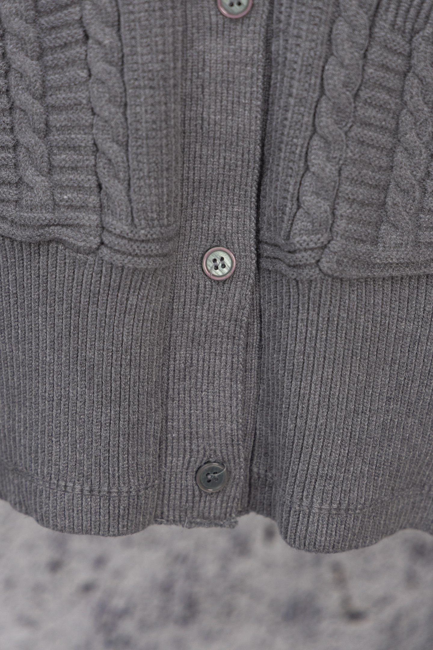 THOM BROWNE Classic Four-Bar Drop Shoulder Knit Cardigan