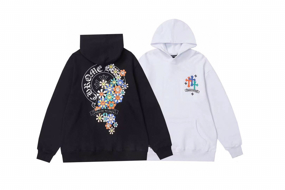 Chrome Hearts Unisex Hoodie Zip-Up Sweatshirt