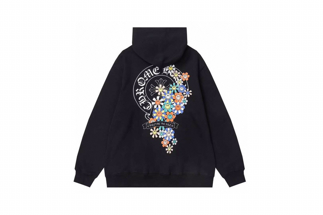 Chrome Hearts Unisex Hoodie Zip-Up Sweatshirt