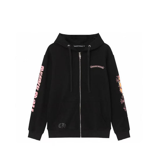Chrome Hearts Unisex Zip-Up Hoodie