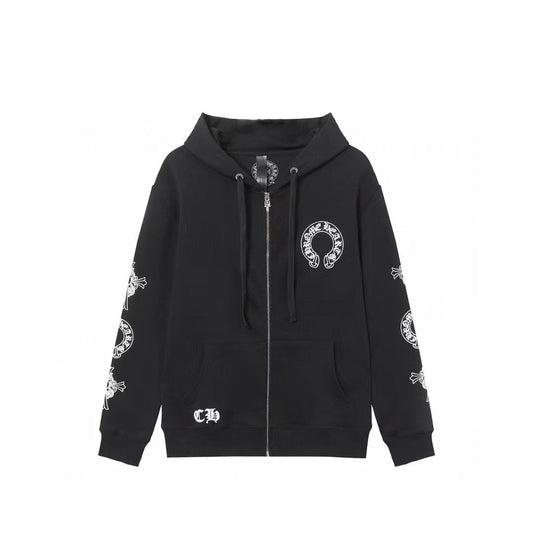 Chrome Hearts Unisex Zip-Up Hoodie