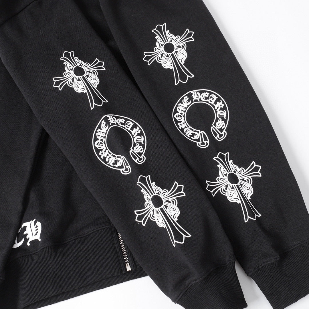 Chrome Hearts Unisex Zip-Up Hoodie