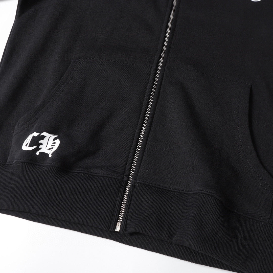 Chrome Hearts Unisex Zip-Up Hoodie