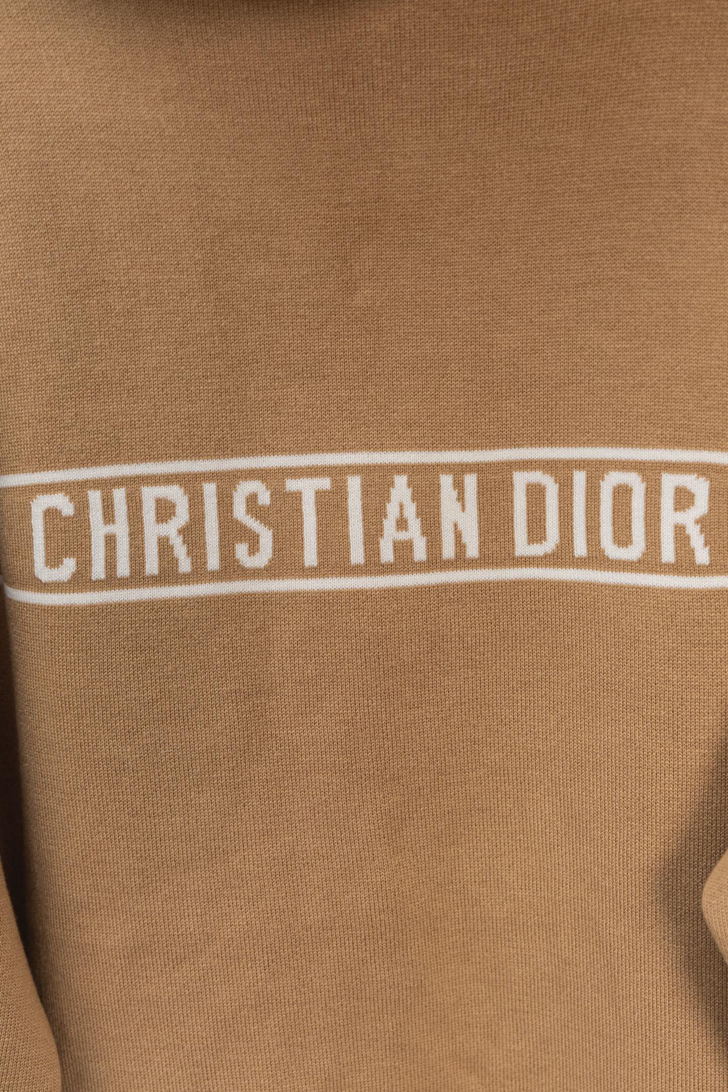 DIOR 25FW Classic Oblique Reversible Cashmere Hoodie Cardigan