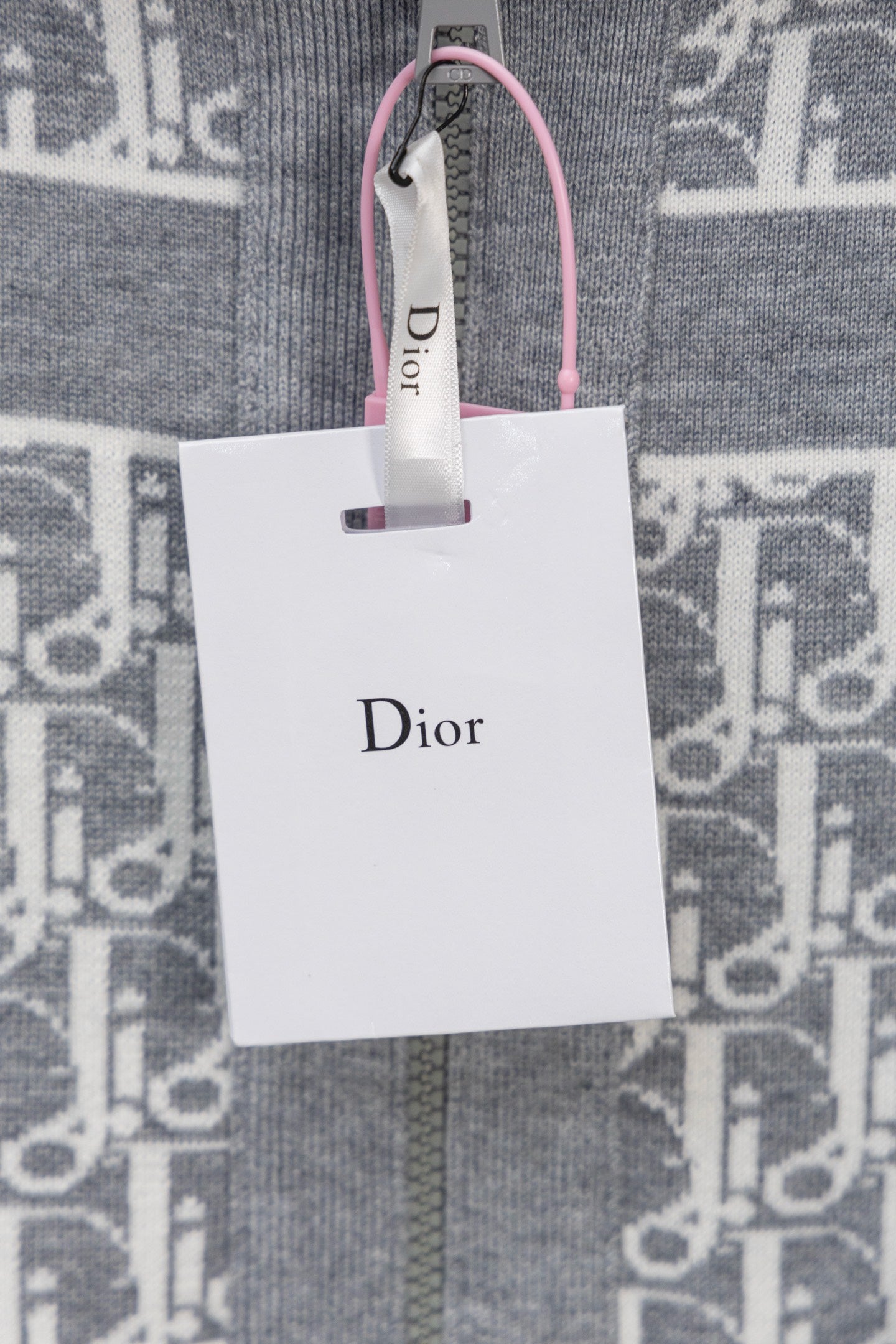 DIOR 25FW Classic Oblique Reversible Cashmere Collar Sweater