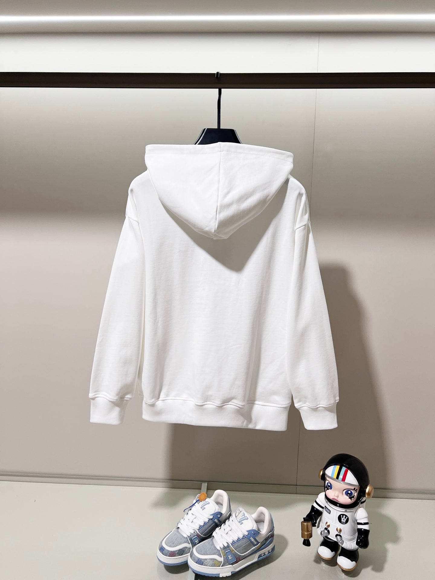 DIOR 420g Cotton Hoodie with Embroidered Logo &amp; Graffiti Ink Detailing