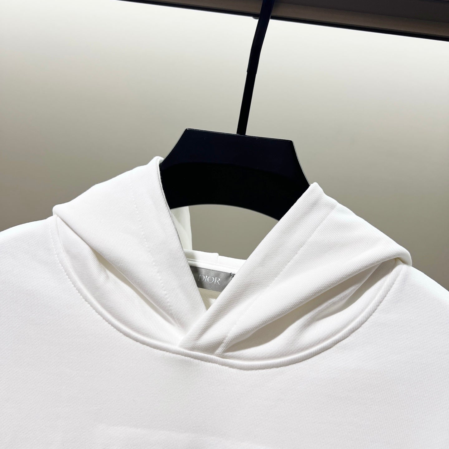 DIOR 420g Cotton Hoodie with Embroidered Logo &amp; Graffiti Ink Detailing