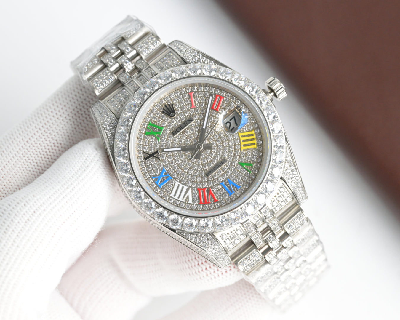 Rolex Luxury Diamond-Set Datejust