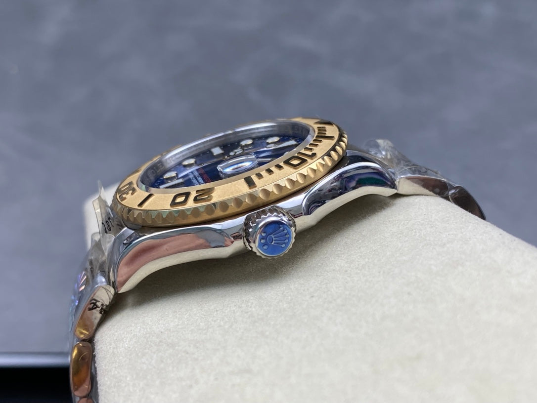 SK Factory Rolex Yacht-Master Series with Ultra-Bright Ice Blue Luminous Dial!