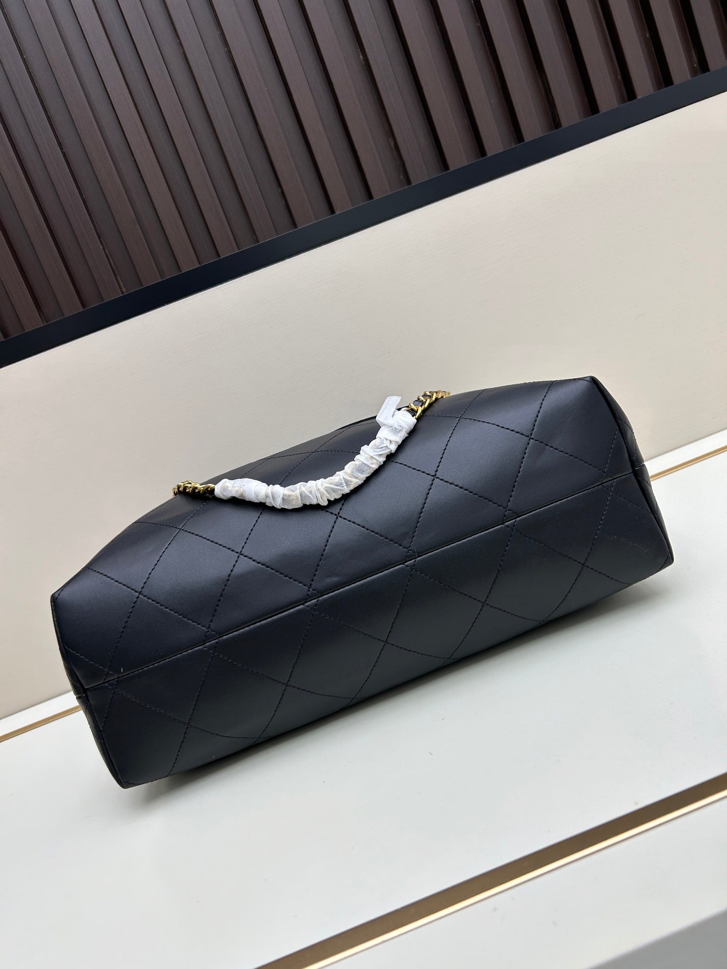 Chanel-Grey Suede Bag