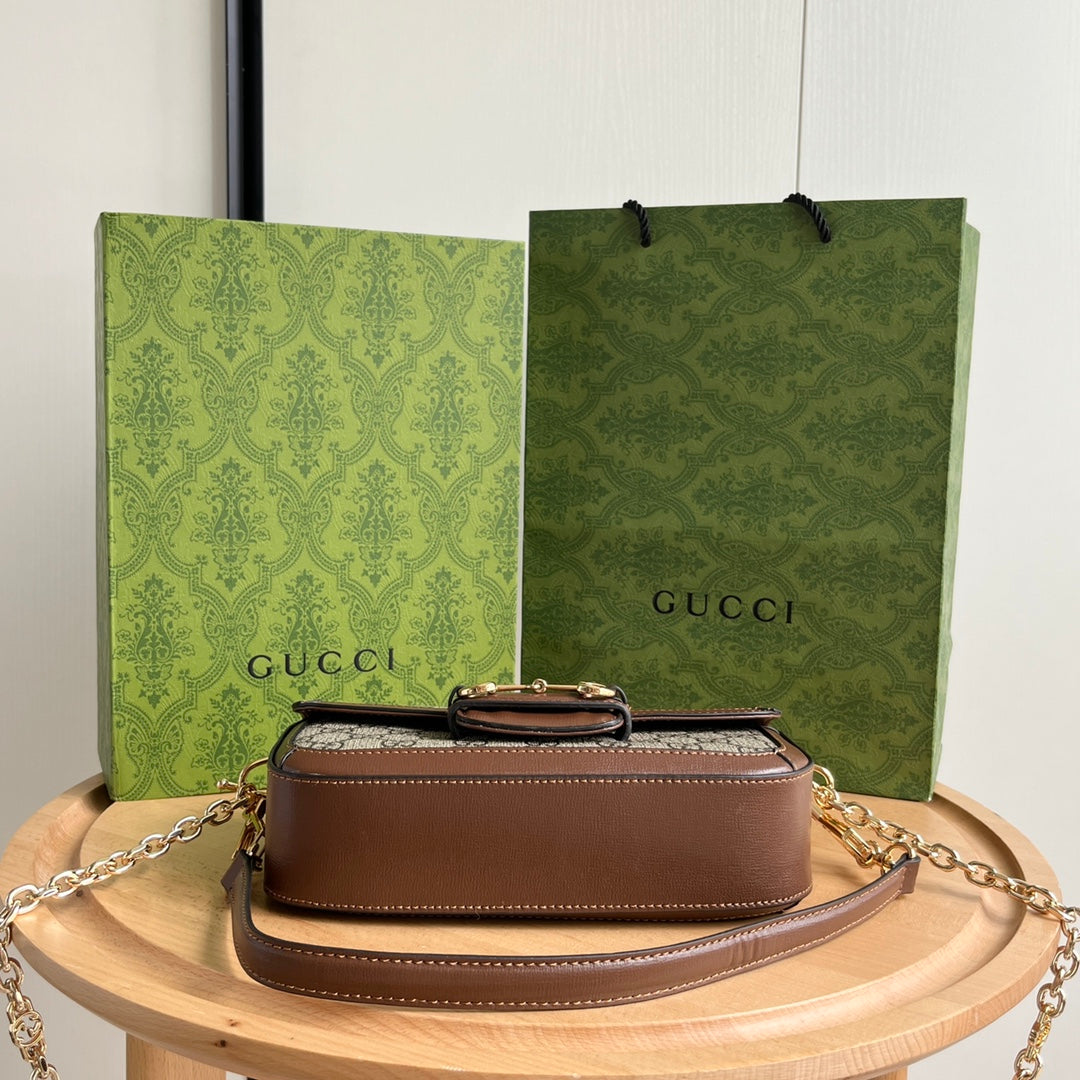 Gucci Horsebit 1955 Baguette Bag