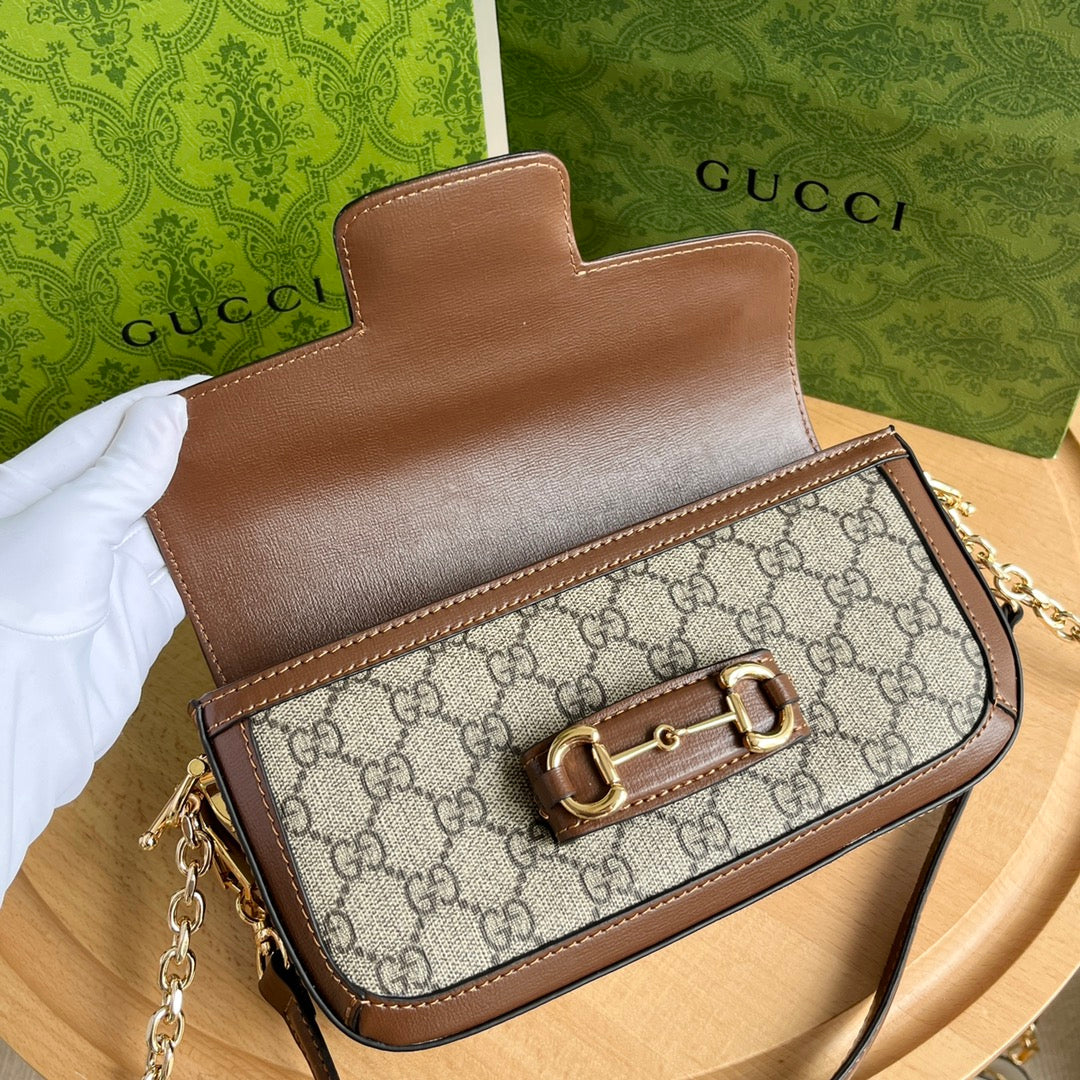 Gucci Horsebit 1955 Baguette Bag