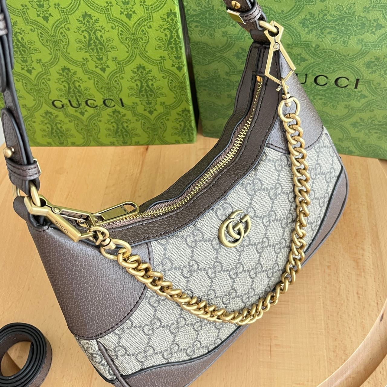 Gucci New Hobo Crescent Bag