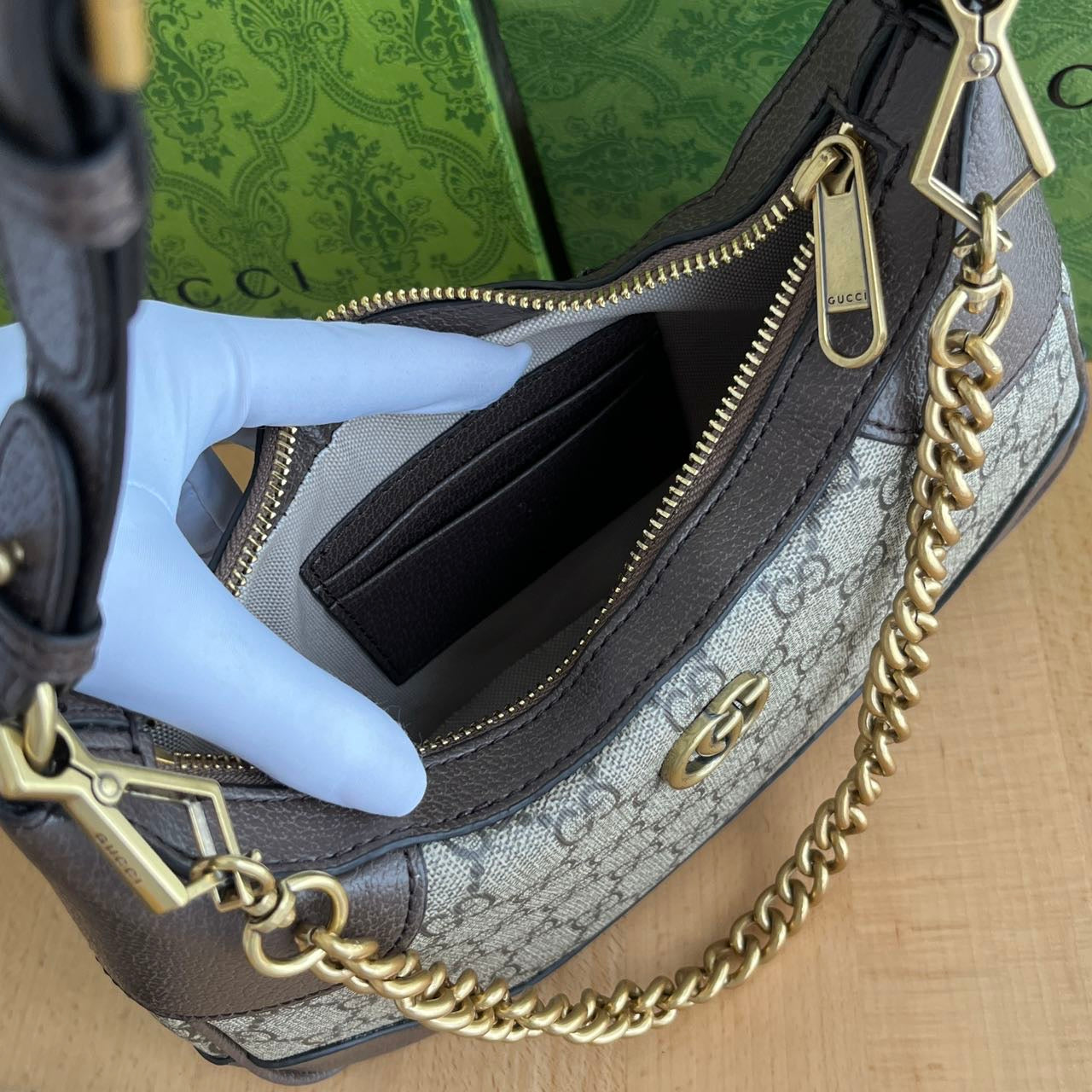 Gucci New Hobo Crescent Bag