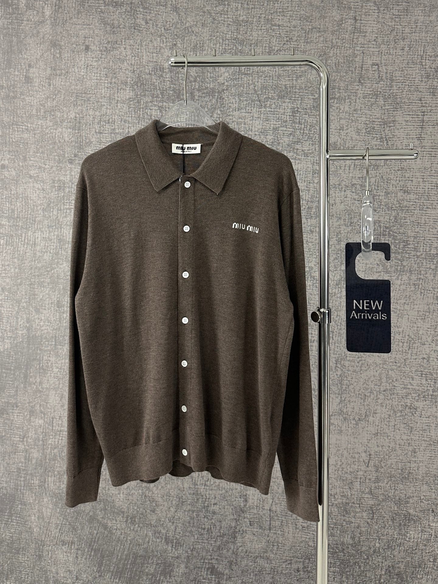 miu Long-Sleeve Cardigan