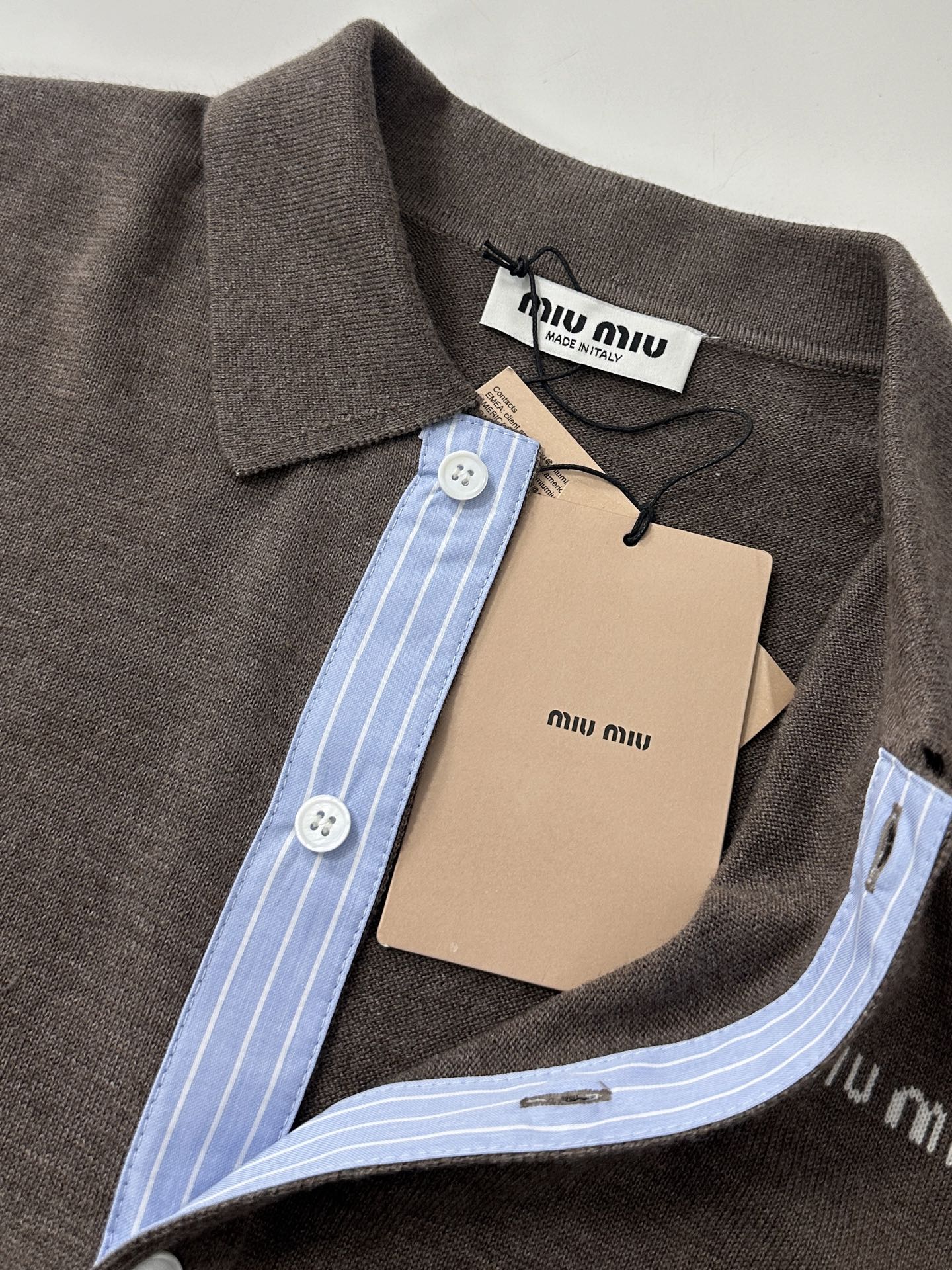 miu Long-Sleeve Cardigan