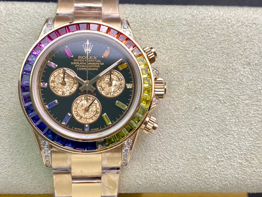 Rolex Rainbow Daytona – Exquisite Craftsmanship and Vibrant Design