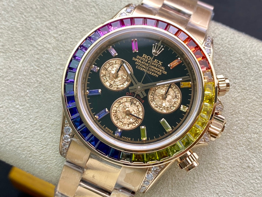 Rolex Rainbow Daytona – Exquisite Craftsmanship and Vibrant Design