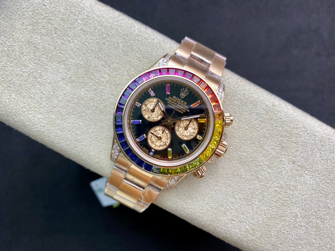 Rolex Rainbow Daytona – Exquisite Craftsmanship and Vibrant Design